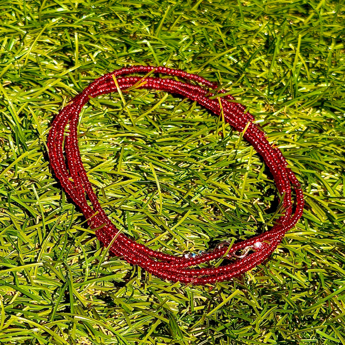 Scarlet Glass Microbeads
