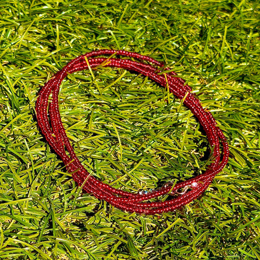 Scarlet Glass Microbeads