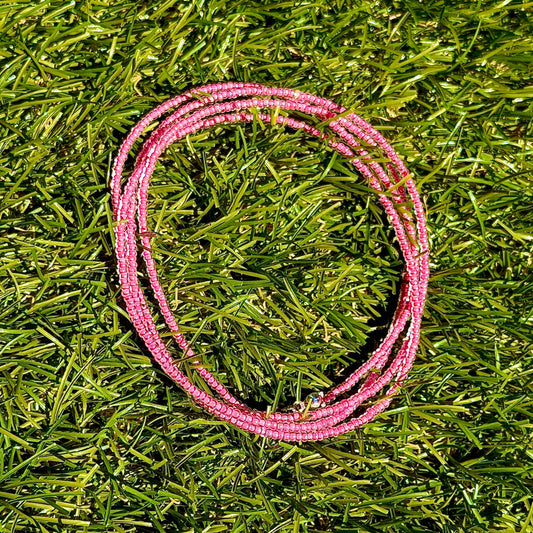 Blush Glass Microbeads