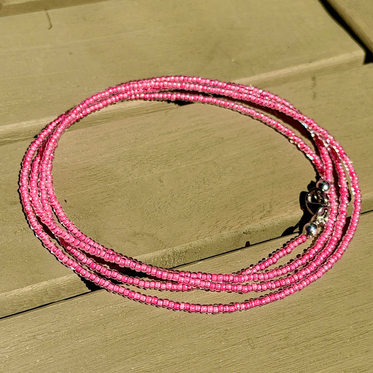 Blush Glass Microbeads
