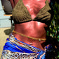Labradorite & Gold 2-Strand Waist Bead Set